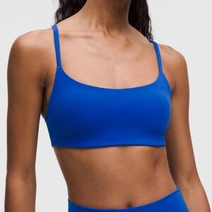 Galactic Cobalt Wunder Train Strappy Racer Bra Light Support C/D Cup